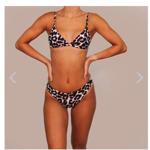 Leopard high Thigh Bikini